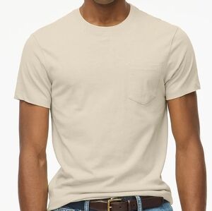 J. Crew Men's Washed Jersey Pocket T-shirt New Size Large